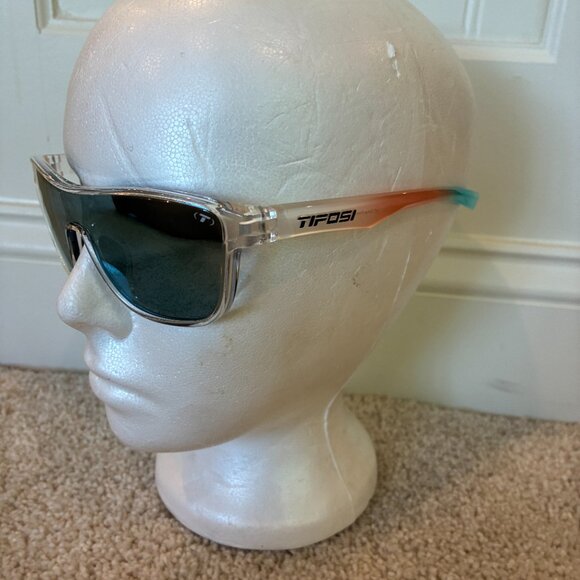 NWOT Tifosi Sizzle Avant Clear Frame - Smoke Tint with Blue Mirror Sunglasses main image 4